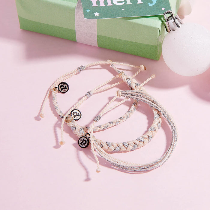 Snowfall Mini Braided Bracelet