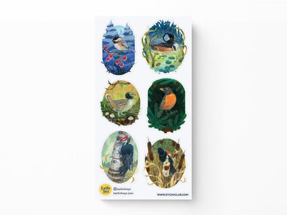 Songbirds of the Seasons Sticker Sheet