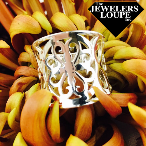 Southern Gates Heart Scroll Saddle Ring