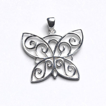 Southern Gates Sterling Silver Butterfly Pendant