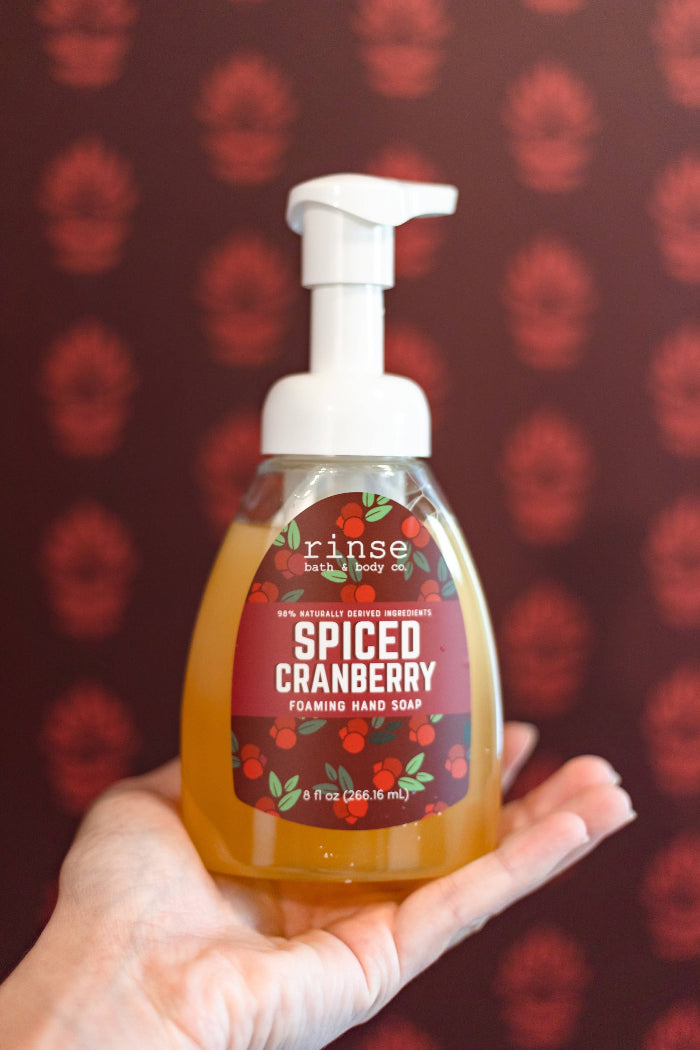 Rinse Bath Body Inc Foaming Hand Soap- Spiced Cranberry