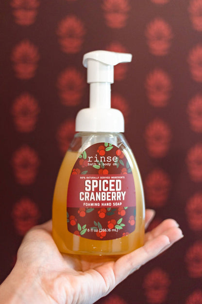 Rinse Bath Body Inc Foaming Hand Soap- Spiced Cranberry