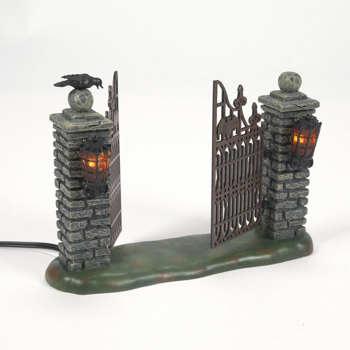 Spooky Wrought Iron Gate