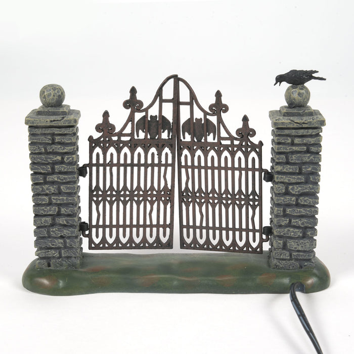 Spooky Wrought Iron Gate