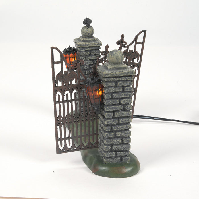 Spooky Wrought Iron Gate
