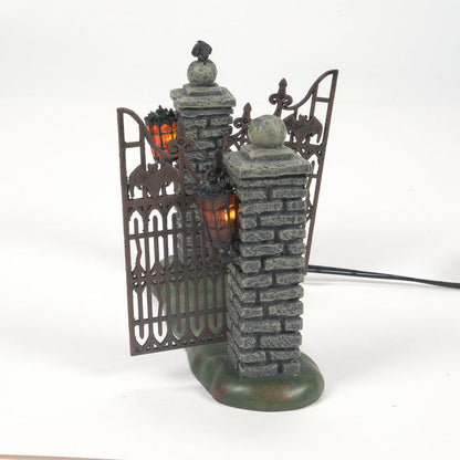 Spooky Wrought Iron Gate
