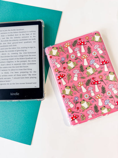 Spring Frogs Kindle Case and/or Bookmark [Combined Listing]– Whimsical E-Reader Cover