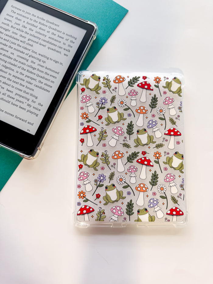 Spring Frogs Kindle Case and/or Bookmark [Combined Listing]– Whimsical E-Reader Cover