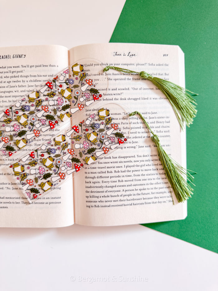 Spring Frogs Kindle Case and/or Bookmark [Combined Listing]– Whimsical E-Reader Cover