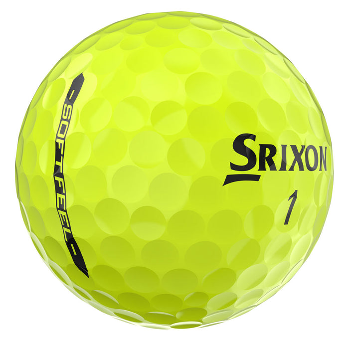 Srixon Soft Feel Golf Balls V14 Yellow (3 Ball) - 3 Dozen