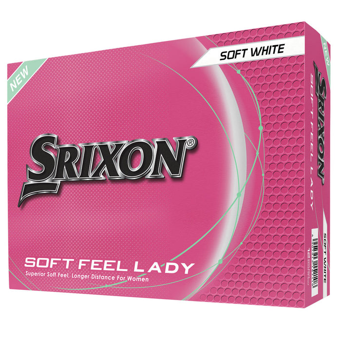 Srixon Soft Feel Lady Golf Balls V9 White (Sleeve) - 3 Dozen