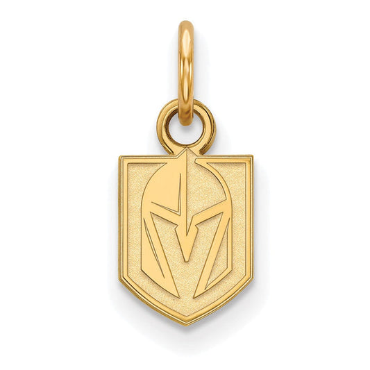 SS 14k Yellow Gold Plated NHL Vegas Golden Knights XS (Tiny) Charm - Vegas Team Store