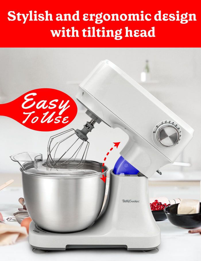 Stand Mixer, 3.7-Qt Electric Stand Mixer with 10 Speeds