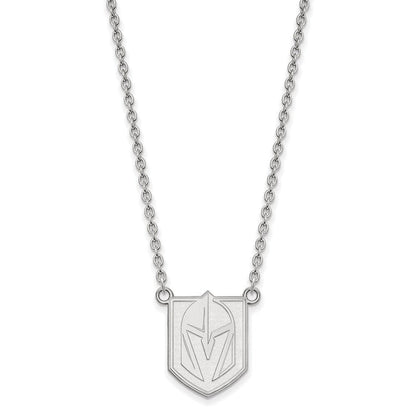 Sterling Silver NHL Golden Knights Large Necklace, 18 Inch - Vegas Team Store