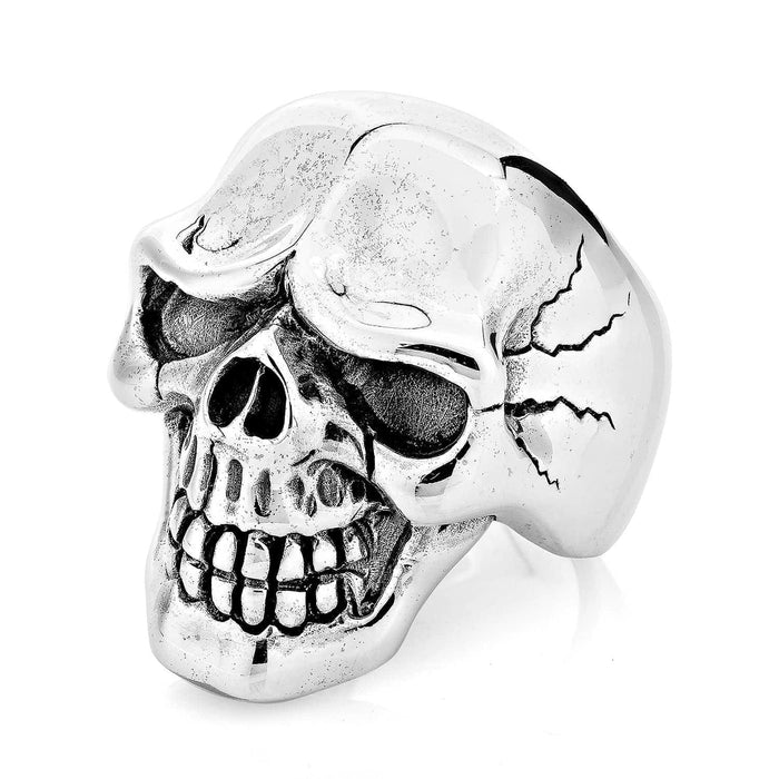 Men’s 31g sterling silver skull ring