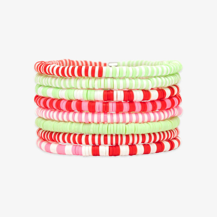 Strawberry Fields Stretch Bracelet Set of 8