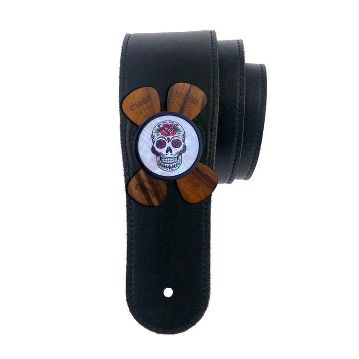 Thalia Sugar Skull | Pick Puck Integrated Leather Strap