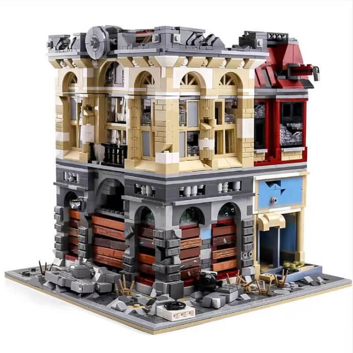 Super 18K K126 Brick Bank Apocalypse Version 2453PCS SUPER 18k