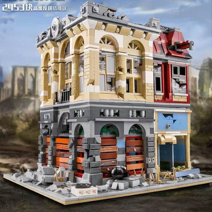 Super 18K K126 Brick Bank Apocalypse Version 2453PCS SUPER 18k