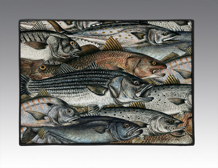 Surf Fish Door Mat