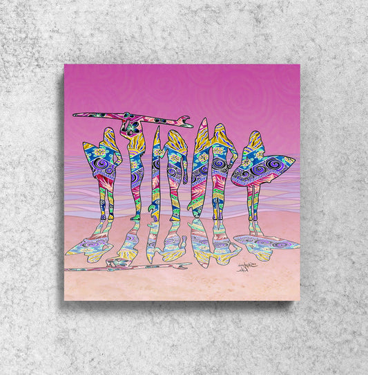 Surf Sisters Magnet