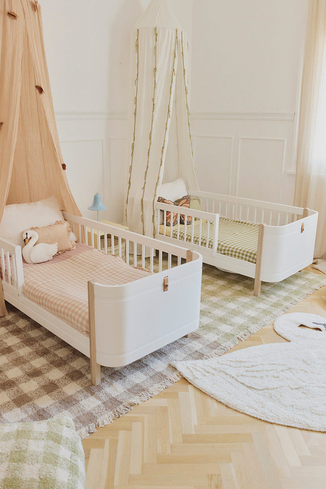 Swan Ivory Crepe Canopy - Rugs by Roo