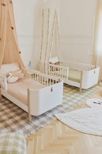 Swan Ivory Crepe Canopy - Rugs by Roo