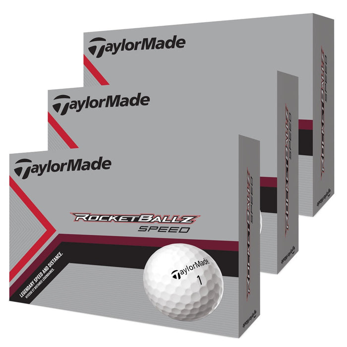 TaylorMade TM25 Rocketballz Speed Golf Balls - 3 Dozen