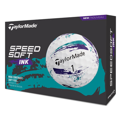 TaylorMade TM26 SpeedSoft Ink Golf Balls - Dozen
