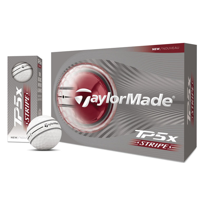 TaylorMade TM26 TP5x Stripe Golf Balls - Dozen