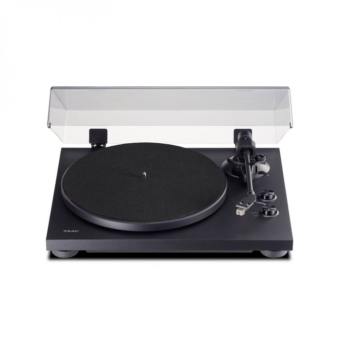 TEAC TN-280BT-A3 2-speed Analog Turntable with Phono EQ and Bluetooth In Black Black