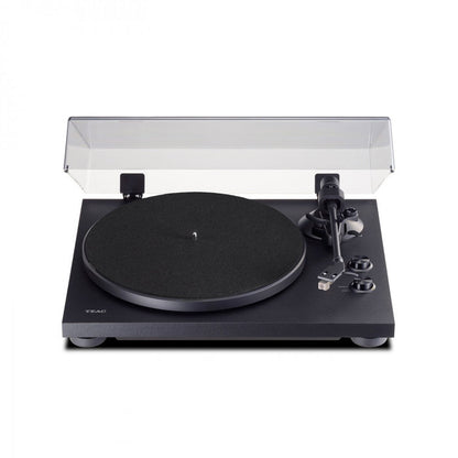 TEAC TN-280BT-A3 2-speed Analog Turntable with Phono EQ and Bluetooth In Black Black