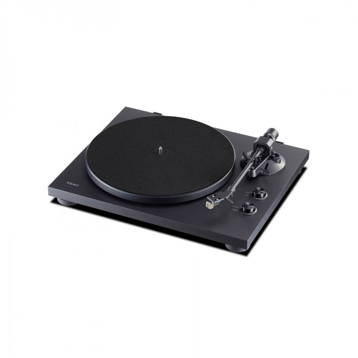 TEAC TN-280BT-A3 2-speed Analog Turntable with Phono EQ and Bluetooth In Black Black