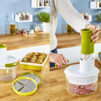 Tefal 5 Second Slicer 2 Blade Kit 1.2L K1659004 in use