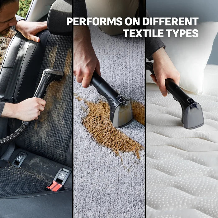Tefal Clean It Portable Carpet & Upholstery Spot Cleaner IZ5010 performs on different textile types