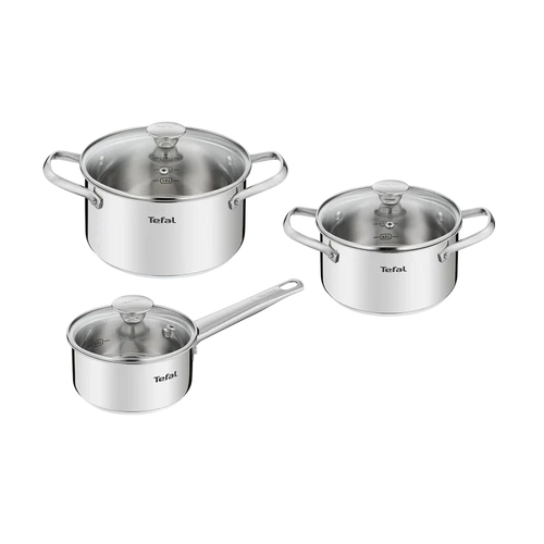 Tefal Cook Eat Induction 3pc Pot Set