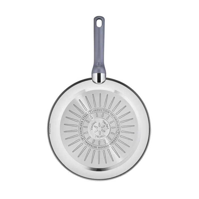 Tefal Daily Cook Induction Stainless Steel Frypan 28cm with stainless steel induction base
