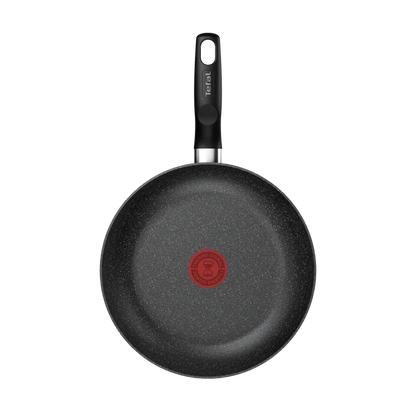 Tefal Dark Essential Mineralia+ Non Stick Frypan 24cm top view interior coating