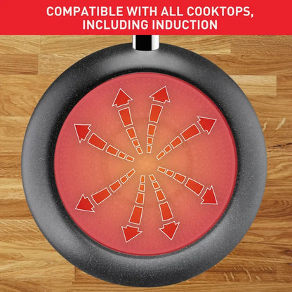Tefal Dark Essential Mineralia+ Non Stick Frypan with induction base
