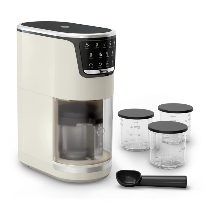 Tefal Dolci Rise Ice Cream Maker with Bonus Nesquik Tins
