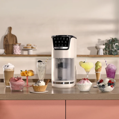 Tefal Dolci Rise Ice Cream Maker with Bonus Nesquik Tins