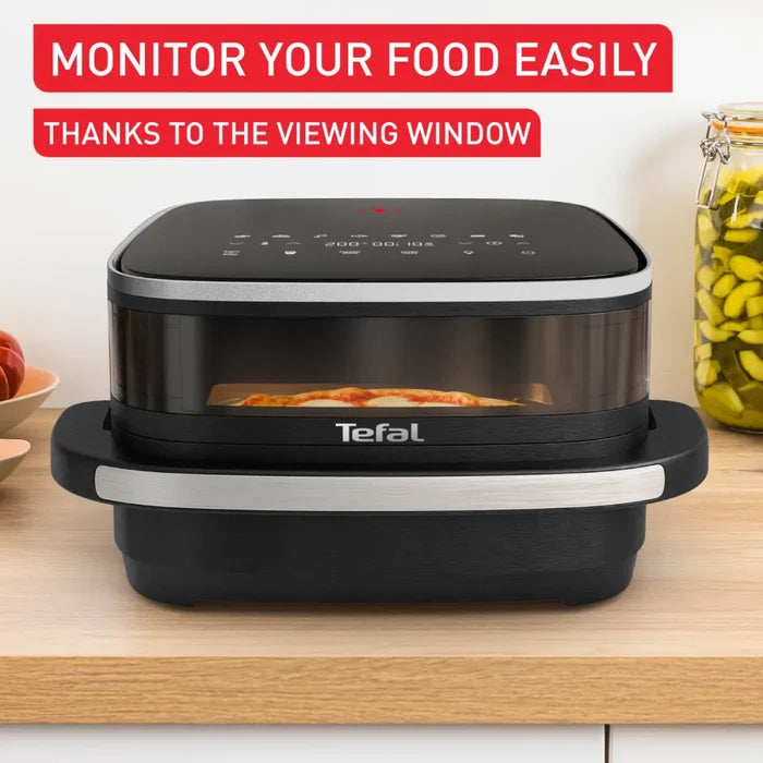 Tefal Easy Fry & Pizza Air Fryer FW4018 viewing window for monitoring food while coooking