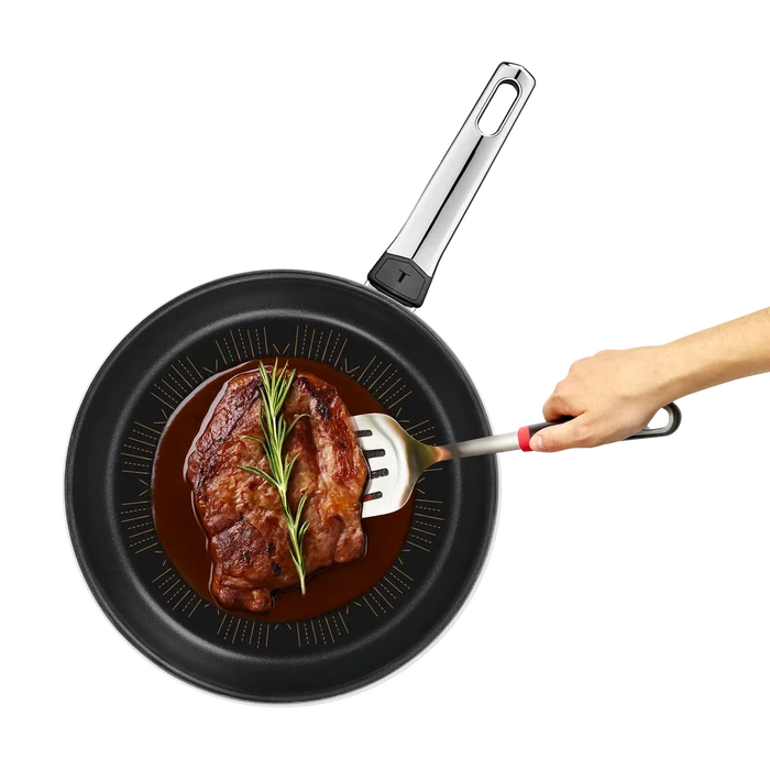 Tefal Emotion+ Flavors Induction Stainless Steel Oil Concentrating Non-Stick Frypan 28cm