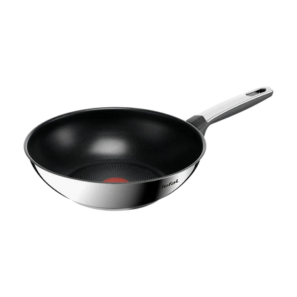 Tefal Emotion+ Induction Stainless Steel Non-Stick Wok 28cm