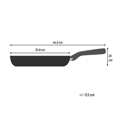 Tefal Emotion+ Induction Stainless Steel Uncoated Frypan 24cm