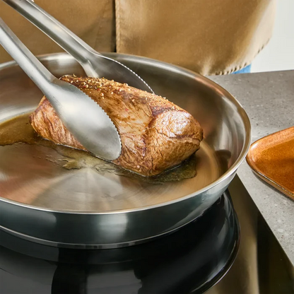 Tefal Emotion+ Induction Stainless Steel Uncoated Frypan 28cm