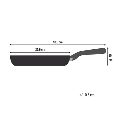 Tefal Emotion+ Induction Stainless Steel Uncoated Frypan 28cm