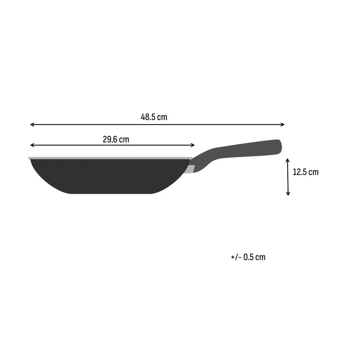 Tefal Emotion+ Induction Stainless Steel Uncoated Wok 28cm