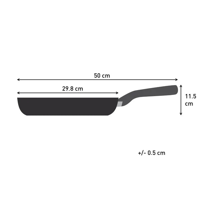 Tefal Excellence+ Induction FusionCore Non-Stick Frypan 20cm Dimensions