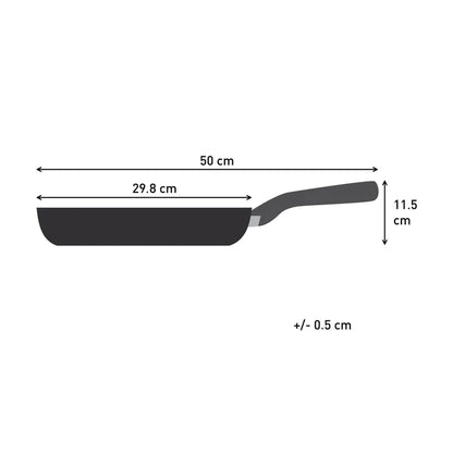 Tefal Excellence+ Induction FusionCore Non-Stick Frypan 20cm Dimensions